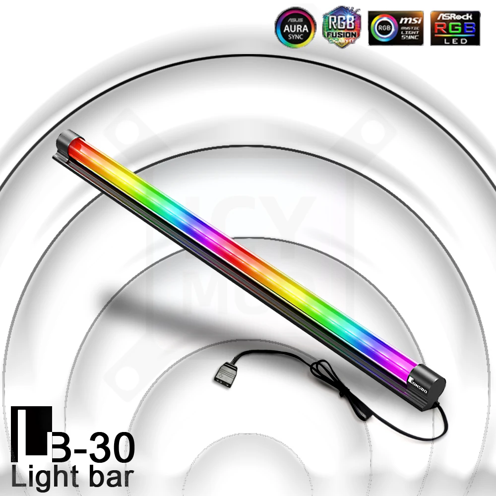 JONSBO Cylindrical Light Strip Chassis Luminous LED Bar Symphony 5V Rainbow Effect Gamers Cabinet PC MOD ARGB Magnetic LB-30
JONSBO Cylindrical Light Strip Chassis Luminous LED Bar Symphony 5V Rainbow Effect Gamers Cabinet PC MOD ARGB Magnetic LB-30