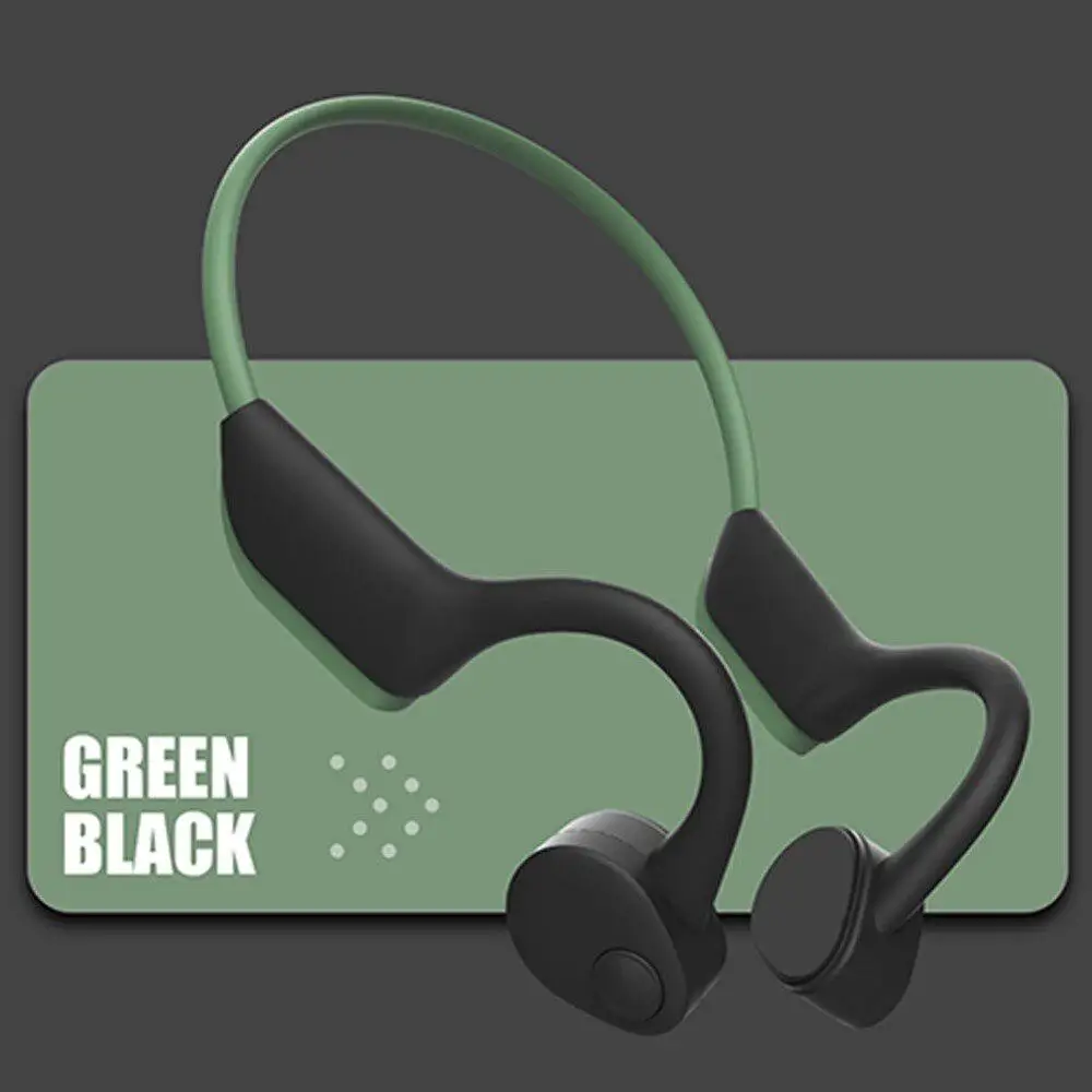 Wireless Bluetooth 5.0 Bone Conduction Headphone Waterproof Sports Music Earphones Stereo Hands-free with Microphone For Running
Wireless Bluetooth 5.0 Bone Conduction Headphone Waterproof Sports Music Earphones Stereo Hands-free with Microphone For Running