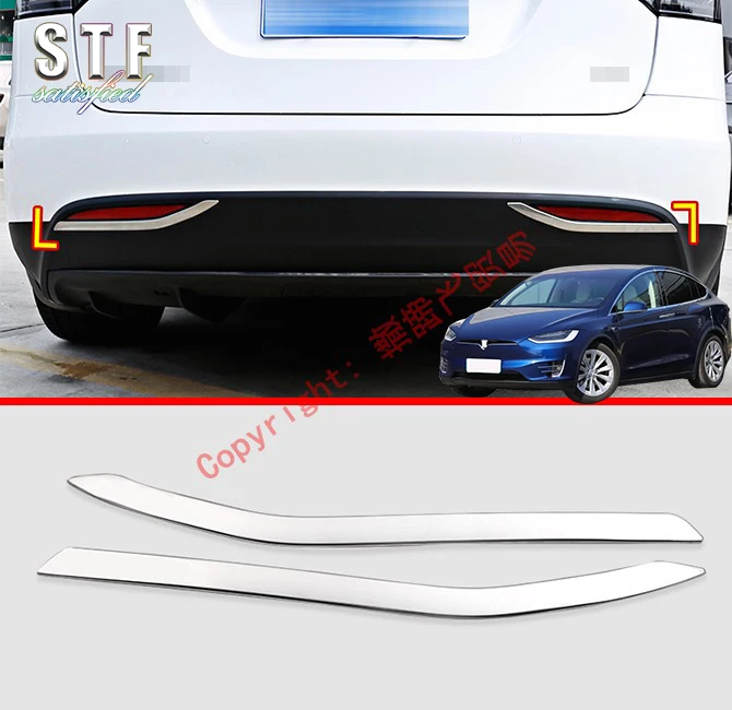 ABS Chrome Rear Fog Light Lamp Cover Trim Molding Bezel Garnish For Tesla Model X 2018 2019
ABS Chrome Rear Fog Light Lamp Cover Trim Molding Bezel Garnish For Tesla Model X 2018 2019