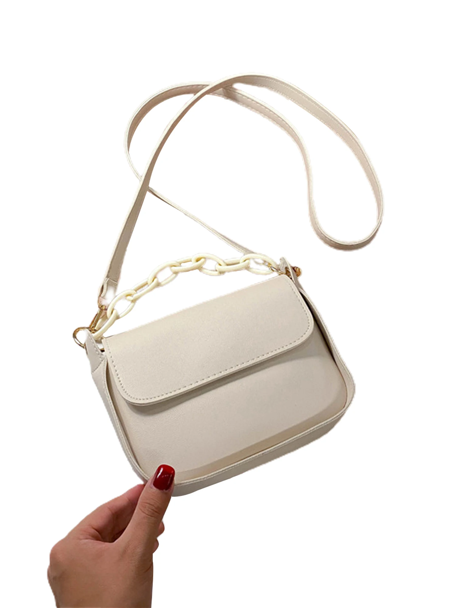 Women Crossbody Purse, Small Shoulder Bag Lightweight Travel Satchel with Leather Chain Strap
Women Crossbody Purse, Small Shoulder Bag Lightweight Travel Satchel with Leather Chain Strap