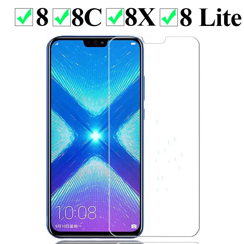 Стекло для Honor 8a huawei honor 8x honer hono 8c 8 x Lite защитная пленка экрана закаленное стекло
