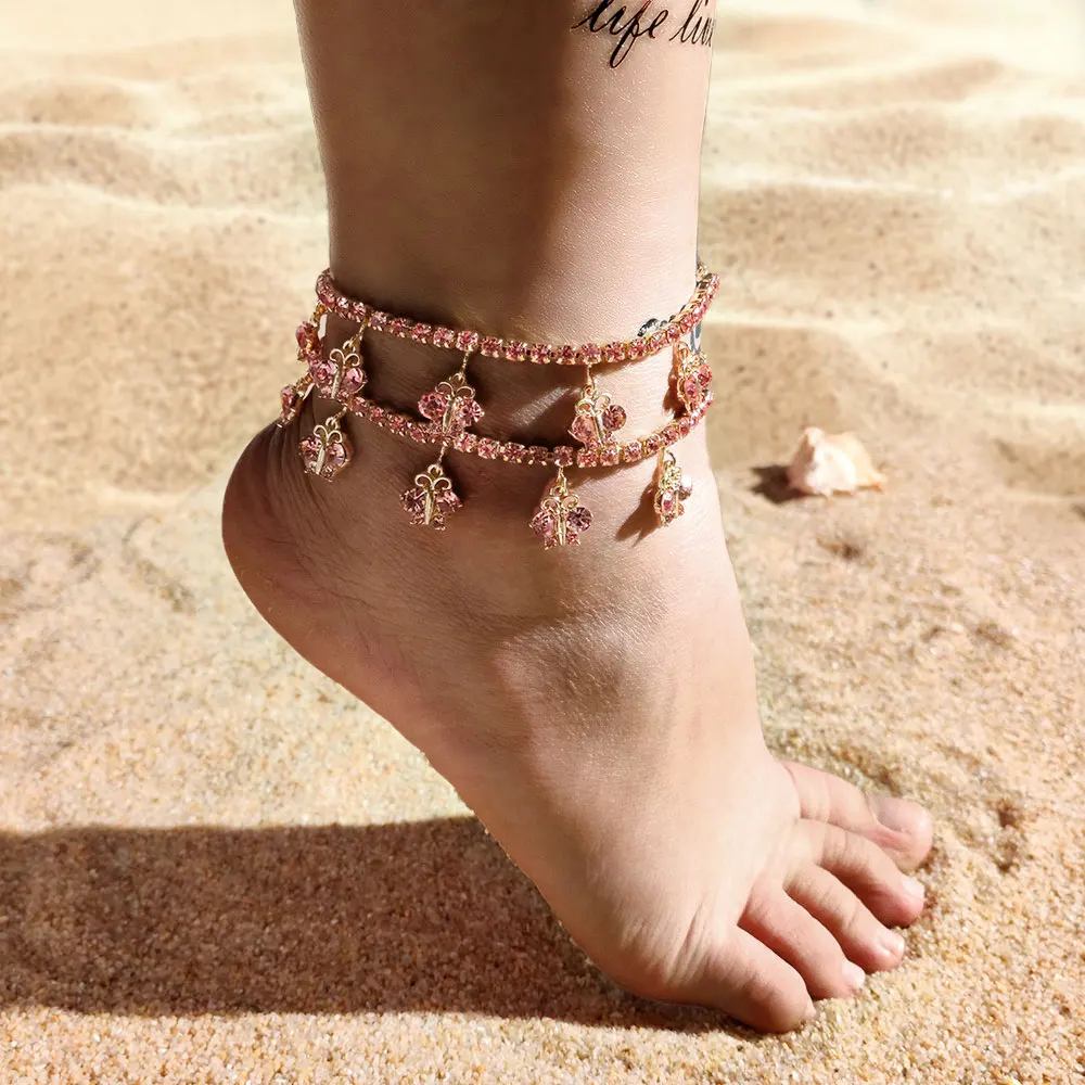 Flatfoosie New Fashion Crown Crystal Anklets For Women Pink Star Rhinestone Chain Charm Anklet Bracelet on Leg Foot Jewelry Gift
Flatfoosie New Fashion Crown Crystal Anklets For Women Pink Star Rhinestone Chain Charm Anklet Bracelet on Leg Foot Jewelry Gift