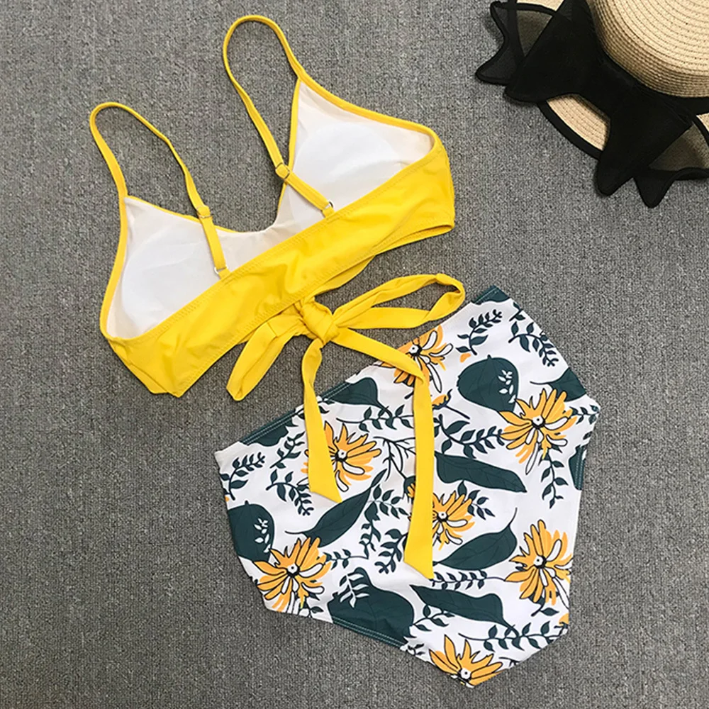 2021 New Sexy High Waist Bikini Cross Swimwear Women Push Up Swimsuit Female Plus Size Bikini Set Bather Bathing Suit Beachwear
2021 New Sexy High Waist Bikini Cross Swimwear Women Push Up Swimsuit Female Plus Size Bikini Set Bather Bathing Suit Beachwear