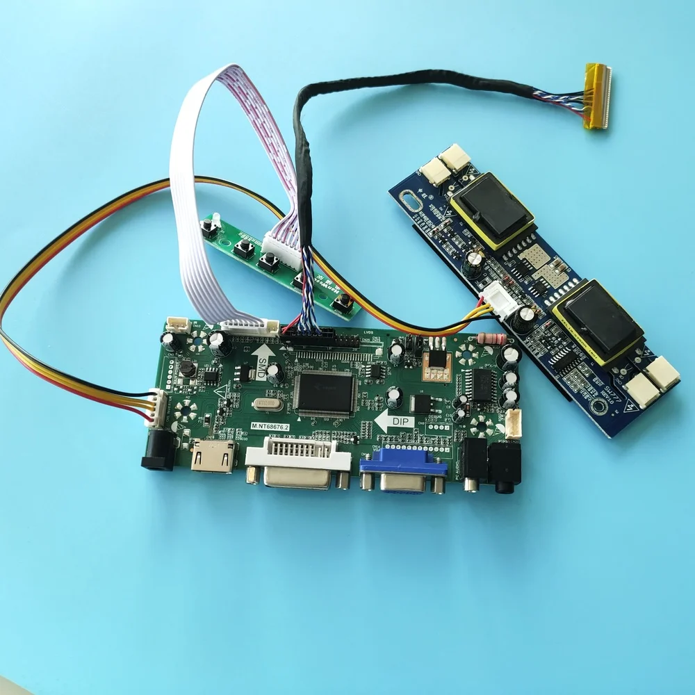 LCD M.NT68676 Controller board kit VGA LED For 1280X1024 LM170E01(TL)(C1) panel Screen Display 17" signal HDMI DVI
LCD M.NT68676 Controller board kit VGA LED For 1280X1024 LM170E01(TL)(C1) panel Screen Display 17" signal HDMI DVI