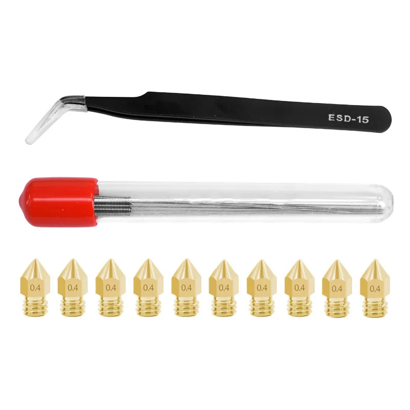 Cleaning Needle Printers 0.4mm MK8 Drill Bits Tweezers 3D Printer Parts Kit DIY accessories Set
Cleaning Needle Printers 0.4mm MK8 Drill Bits Tweezers 3D Printer Parts Kit DIY accessories Set