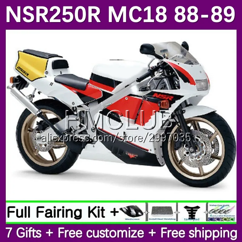 Bodys For HONDA NSR250R MC 18 NS250 NSR 250 R 250R 88 89 white glossy 34No.75 MC18 PGM2 NSR250 R RR NSR250RR 1988 1989 Fairings
Bodys For HONDA NSR250R MC 18 NS250 NSR 250 R 250R 88 89 white glossy 34No.75 MC18 PGM2 NSR250 R RR NSR250RR 1988 1989 Fairings