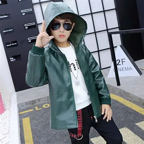Leather Boy Coats Winter Fleece Kids Jackets Children Outerwear Autumn Winter Clothes Baby Coats Children's Costume Keep Warm
Leather Boy Coats Winter Fleece Kids Jackets Children Outerwear Autumn Winter Clothes Baby Coats Children's Costume Keep Warm