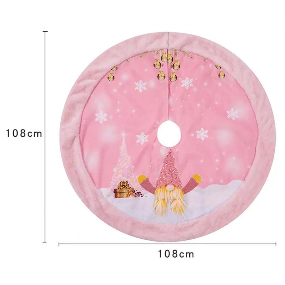Tree Skirts Faceless Doll Pattern Snowflake Print with LED Light Christmas Tree Pink Skirt Mat for Home Christmas Tree
Tree Skirts Faceless Doll Pattern Snowflake Print with LED Light Christmas Tree Pink Skirt Mat for Home Christmas Tree