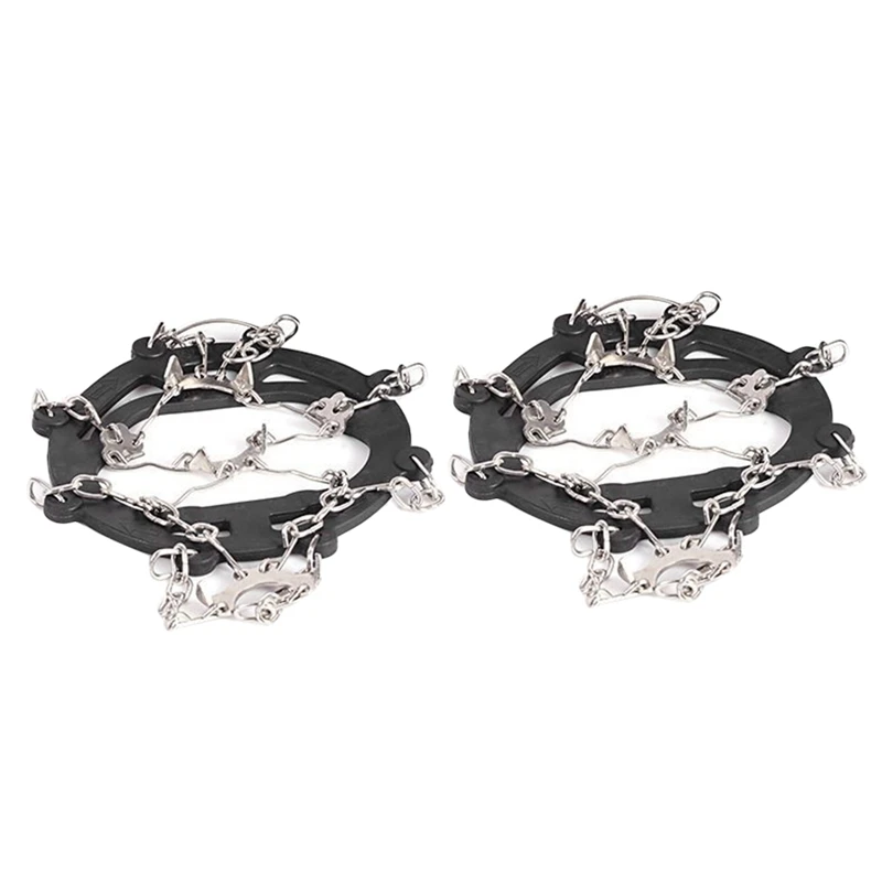 Crampons Ice Traction Cleats Slip-Resistant Snow Ice Spikes for Walking Jogging Climbing Hiking on Snow Unisex
Crampons Ice Traction Cleats Slip-Resistant Snow Ice Spikes for Walking Jogging Climbing Hiking on Snow Unisex