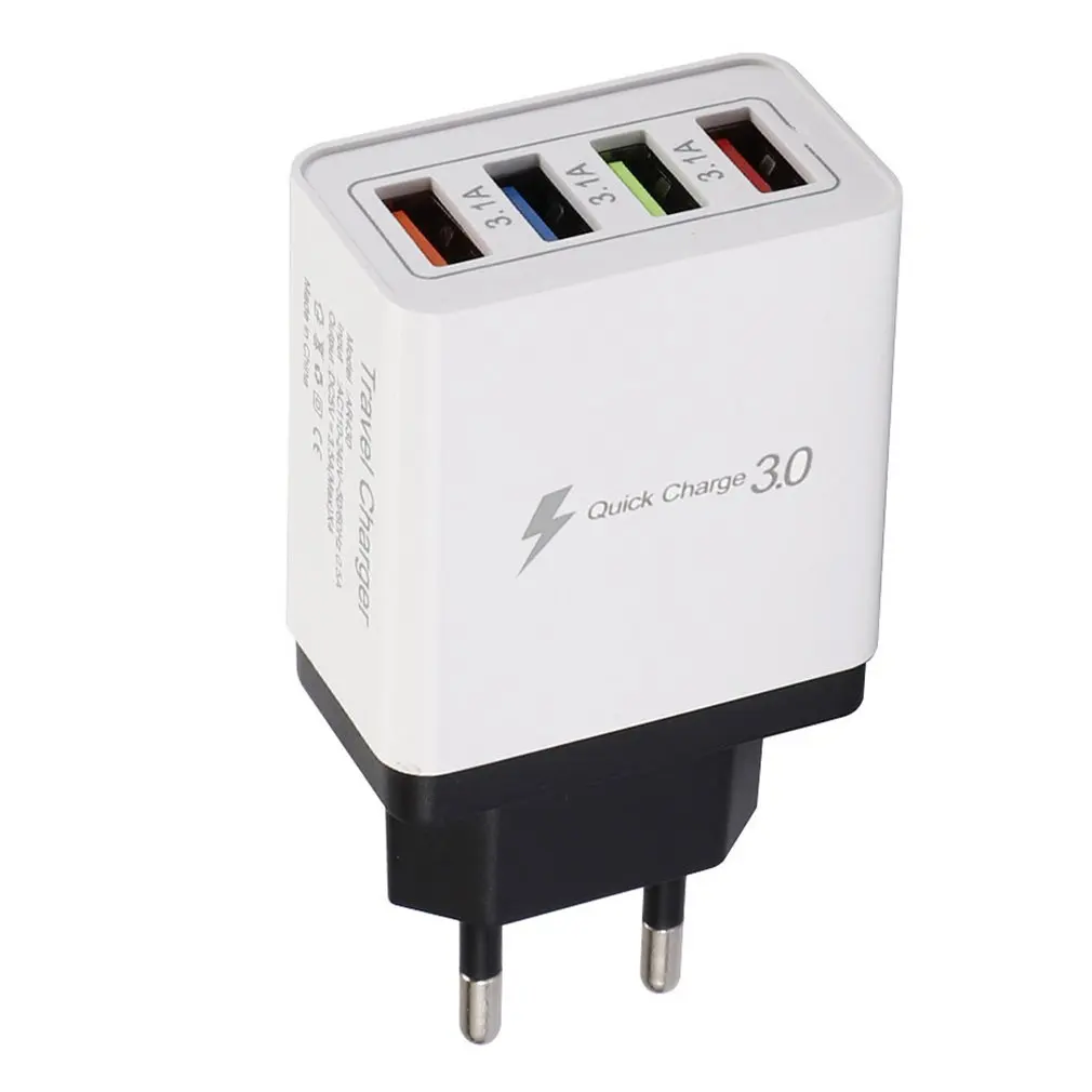 4 USB Port Colorful Charger Travel Charging Head Induction Charger USB Quick Mobile Phone Charger Phone Adapter
4 USB Port Colorful Charger Travel Charging Head Induction Charger USB Quick Mobile Phone Charger Phone Adapter