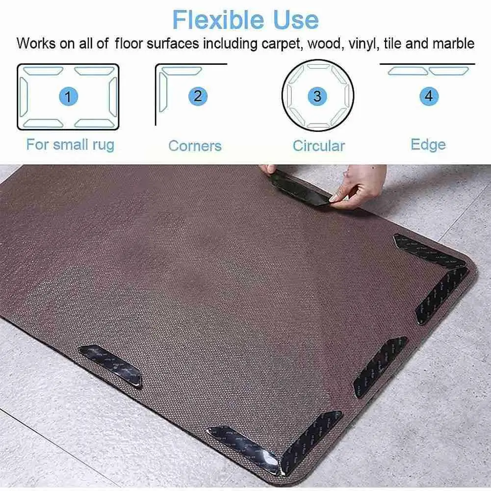 8pcs/set Non-slip Fixed Carpet Sticker 130*25MM Carpet Mats Stickers Fixed Carpet Non-slip Triangle Stickers Stickers Floor E7N3
8pcs/set Non-slip Fixed Carpet Sticker 130*25MM Carpet Mats Stickers Fixed Carpet Non-slip Triangle Stickers Stickers Floor E7N3