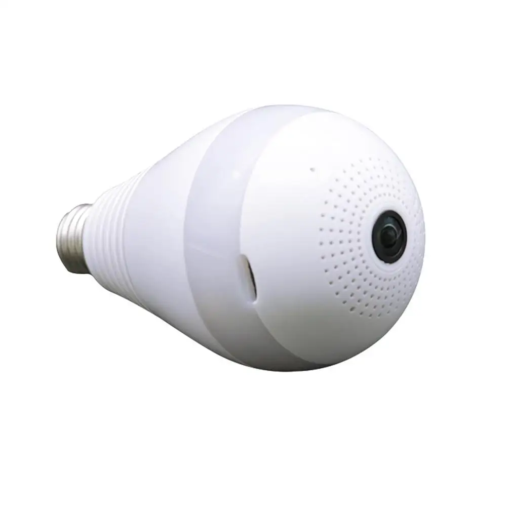 DishyKooker HD 360 панорамный Скрытая Wi Fi IP Камера Светильник лампы охранных
