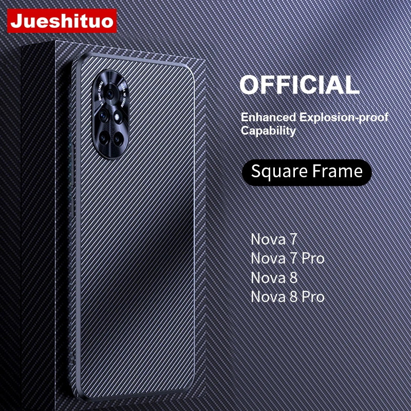 Чехол JUESHITUO для Huawei Nova 8 Pro, официальный противоударный кевларовый чехол для телефона Huawei Nova 7 Pro, деловой чехол из углеродного волокна
Чехол JUESHITUO для Huawei Nova 8 Pro, официальный противоударный кевларовый чехол для телефона Huawei Nova 7 Pro, деловой чехол из углеродного волокна
