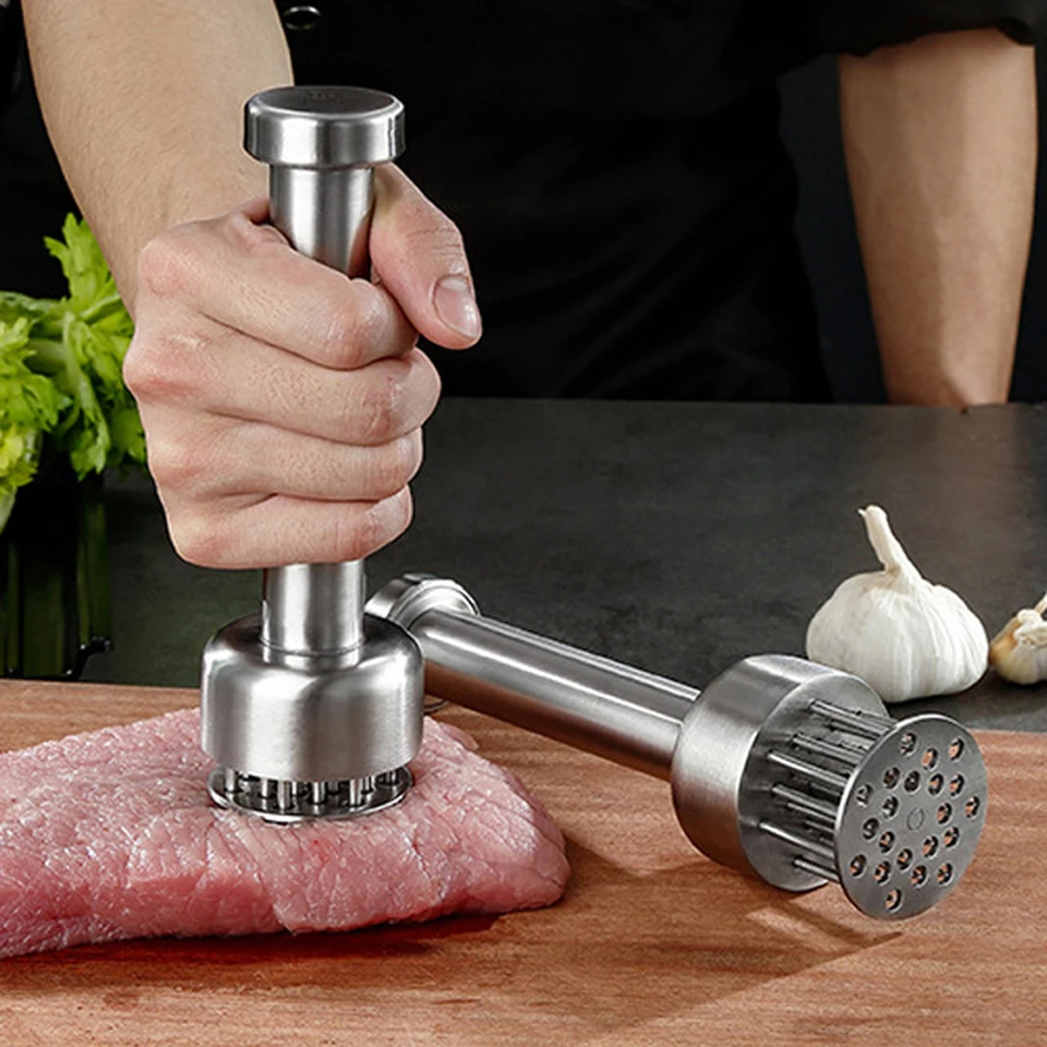 304 Stainless Steel Loose Meat Needle Meat Tenderizer Household Pine Meat Beef Broken Tendon Tie Steak Kitchen Barbecue Tool
304 Stainless Steel Loose Meat Needle Meat Tenderizer Household Pine Meat Beef Broken Tendon Tie Steak Kitchen Barbecue Tool