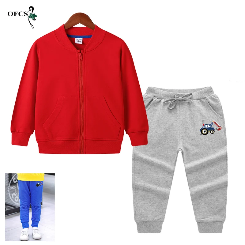 Spring Fashion Child Suits Baby Boys Girls Cotton Clothes Solid Red Zipper Jacket +Pants 2Pcs/set Toddler Costume Kids Tracksuit
Spring Fashion Child Suits Baby Boys Girls Cotton Clothes Solid Red Zipper Jacket +Pants 2Pcs/set Toddler Costume Kids Tracksuit