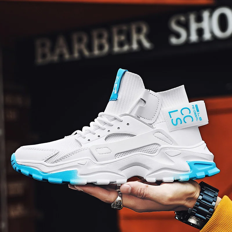 Men's Fashion Platform Shoes Breathable Comfortable Non-Slip Male Sneakers Lightweight Man Lace Up Socks Shoes Tenis Masculino
Men's Fashion Platform Shoes Breathable Comfortable Non-Slip Male Sneakers Lightweight Man Lace Up Socks Shoes Tenis Masculino