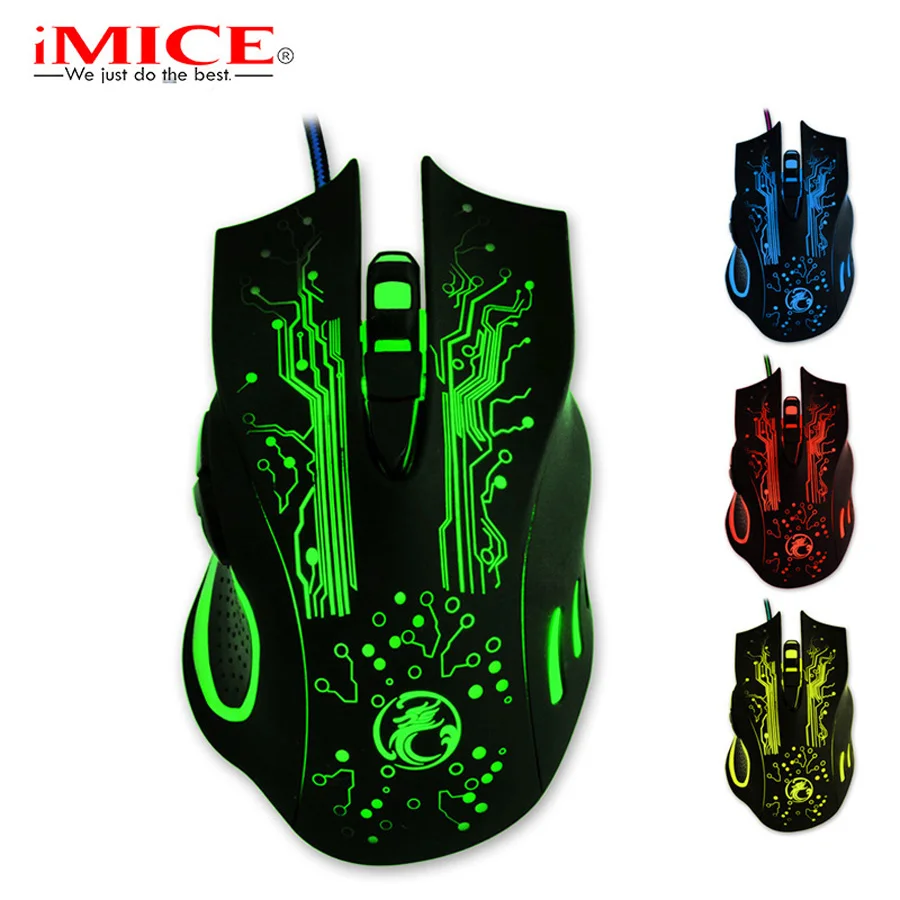 iMice X9 Gaming Mouse 2400DPI Adjustable 6Buttons Breathing LED Optical Computer Mouse Gamer for PC Laptop Notebook for CSGO LOL
iMice X9 Gaming Mouse 2400DPI Adjustable 6Buttons Breathing LED Optical Computer Mouse Gamer for PC Laptop Notebook for CSGO LOL