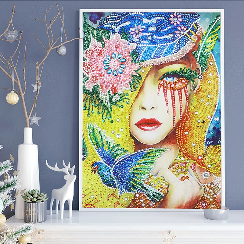 Diamond Embroidery Women Pattern Painting 5D DIY Special Shaped Diamond Painting Floral Cross Embroidery Home Decoration
Diamond Embroidery Women Pattern Painting 5D DIY Special Shaped Diamond Painting Floral Cross Embroidery Home Decoration