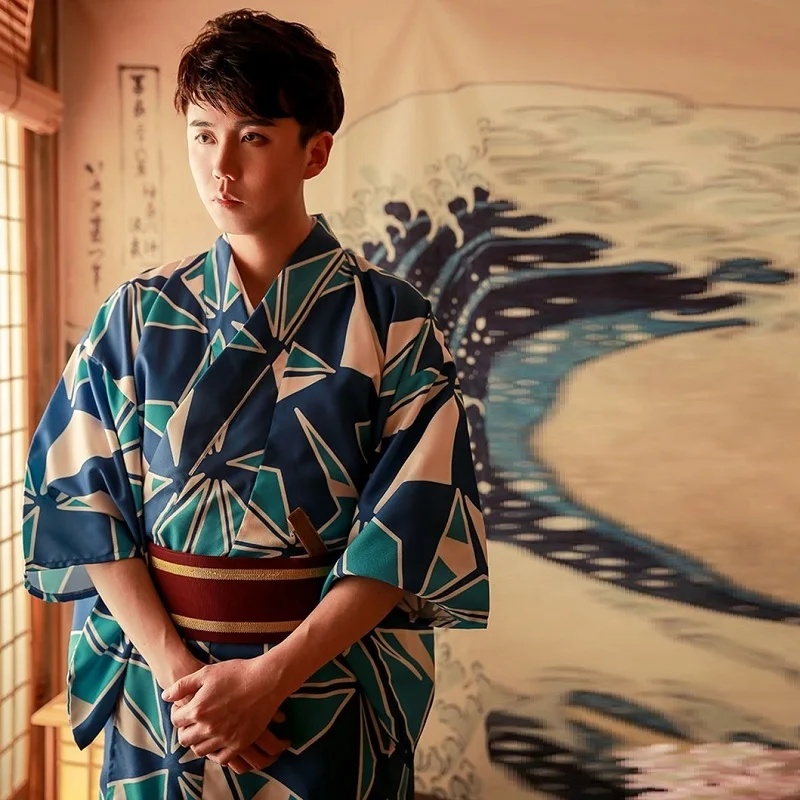 Kimono Men Obi Belt Japanese Traditional Costumes Yukata Samurai Japan Vintage Samurai Kimono Dress Fashion Male Harajuku FF3414 
Kimono Men Obi Belt Japanese Traditional Costumes Yukata Samurai Japan Vintage Samurai Kimono Dress Fashion Male Harajuku FF3414