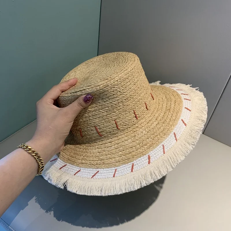 Wide Brim Summer Hats for Women 2021 New Beach Sun Protection Straw Hat Sombreros De Sol Chapeau Paille Gorro Cappelli Da Sole
Wide Brim Summer Hats for Women 2021 New Beach Sun Protection Straw Hat Sombreros De Sol Chapeau Paille Gorro Cappelli Da Sole