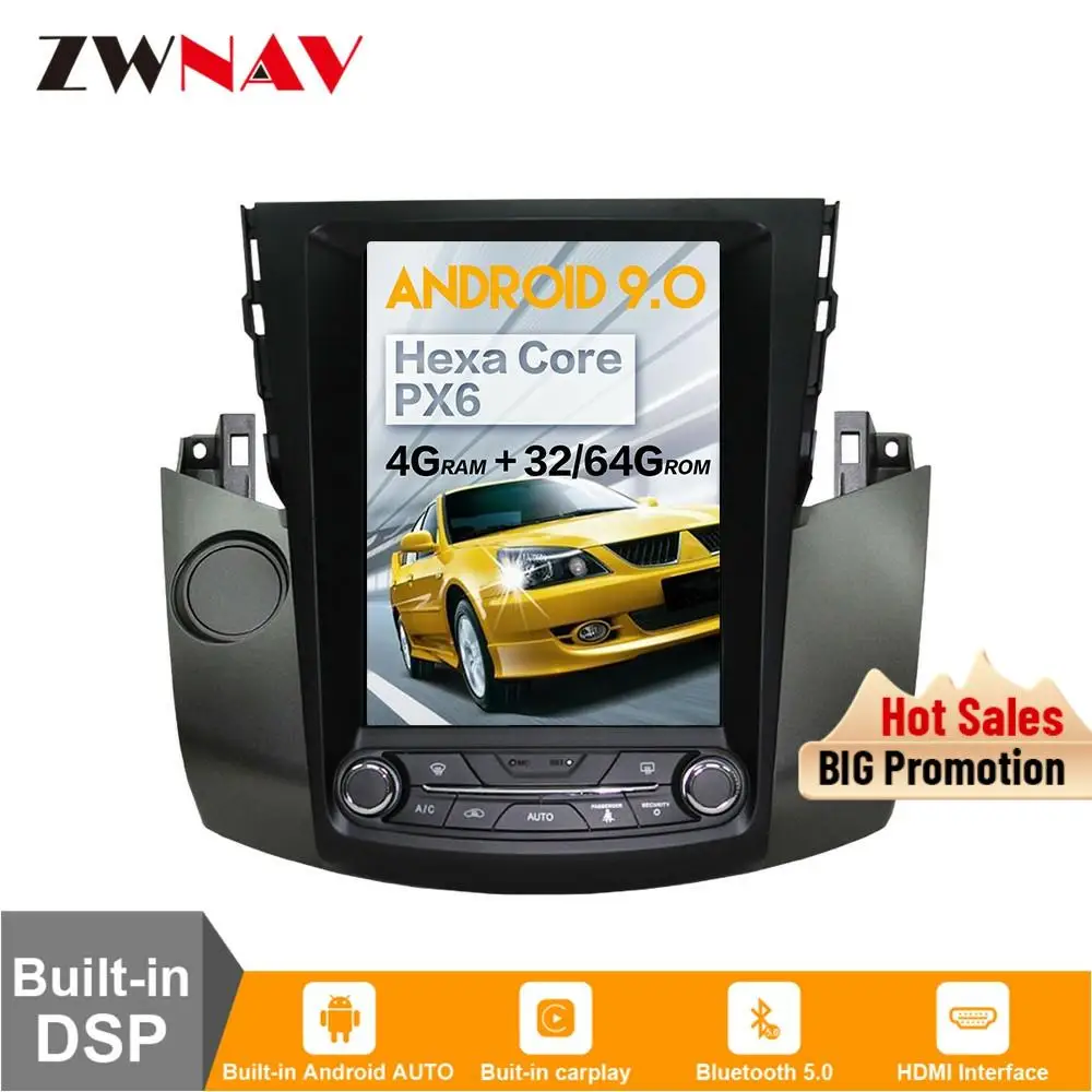 Tesla style Vertical big screen Android 9.0 Car multimedia Player For TOYOTA Rav4 2006-2012 car GPS navi radio stereo Head Unit
Tesla style Vertical big screen Android 9.0 Car multimedia Player For TOYOTA Rav4 2006-2012 car GPS navi radio stereo Head Unit