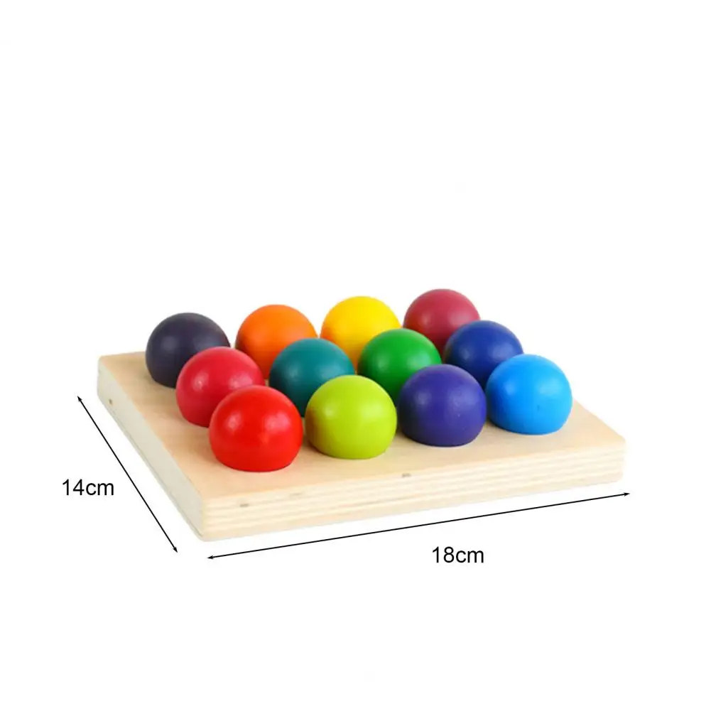 1Set Wooden Multi-Color Rainbow Ball Board Children's Color Cognition Matching Game Educational Toy Classification Gift for Kids
1Set Wooden Multi-Color Rainbow Ball Board Children's Color Cognition Matching Game Educational Toy Classification Gift for Kids