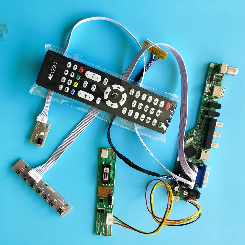 for B154EW04 V.4 30pin AV 1 lamps 15.4" Resolution TV Controller Board USB Digital Signal Interface Module VGA 1280X800
for B154EW04 V.4 30pin AV 1 lamps 15.4" Resolution TV Controller Board USB Digital Signal Interface Module VGA 1280X800