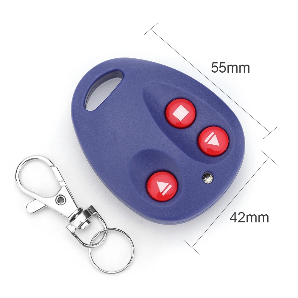 3-CH 433MHz Wireless Remote Control Practical Multi-functional Durable Portable Clone Code for Electric Gate Garage Door
3-CH 433MHz Wireless Remote Control Practical Multi-functional Durable Portable Clone Code for Electric Gate Garage Door
