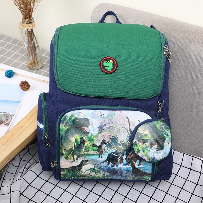 New kids school bags 1-6 grade dinosaur park backpack burden reduction children's backpacks custom logo dragon bag boy's bookbag
New kids school bags 1-6 grade dinosaur park backpack burden reduction children's backpacks custom logo dragon bag boy's bookbag