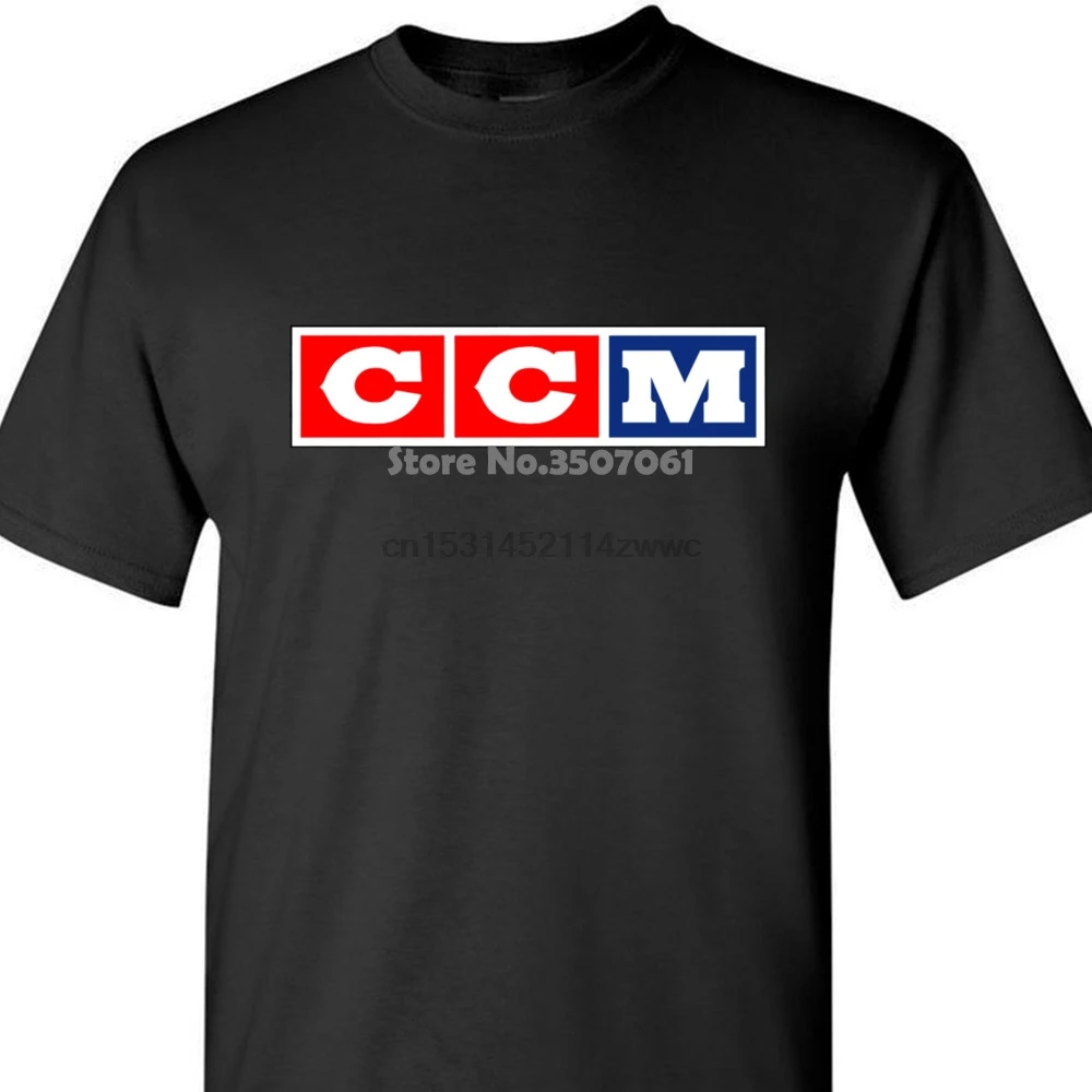 Мужская футболка с логотипом хоккейной зоны Ccm брендовая Хлопковая мужская