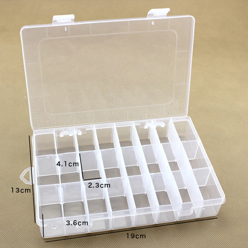 Small 24 Lattices Plastic Storage Box Jewelry Nail Art Case Drug Classification Case Drop Resistant Multifunctional Parts Boxes
Small 24 Lattices Plastic Storage Box Jewelry Nail Art Case Drug Classification Case Drop Resistant Multifunctional Parts Boxes