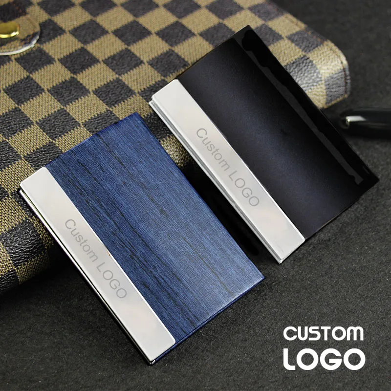 Free Custom LOGO ID Card Holders Case Business Card Box Cover Credit Bank Card Box Wallets Case Metal Professional Men Gift
Free Custom LOGO ID Card Holders Case Business Card Box Cover Credit Bank Card Box Wallets Case Metal Professional Men Gift