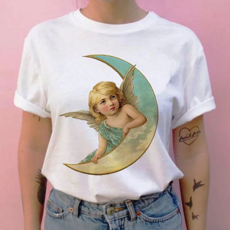 angel t shirt harajuku cartoon Graphic 90s tshirt Casual female cothng O-Neck vintage t-shirt top tee shirts kawaii aesthetic
angel t shirt harajuku cartoon Graphic 90s tshirt Casual female cothng O-Neck vintage t-shirt top tee shirts kawaii aesthetic