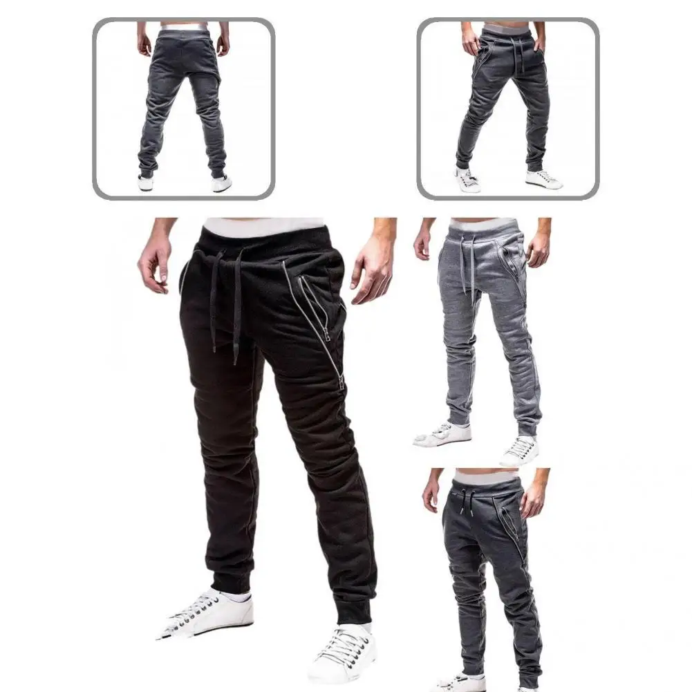 Simple Trousers Solid Color Streetwear Warm Zipper Sweatpants Men Pants Men Trousers
Simple Trousers Solid Color Streetwear Warm Zipper Sweatpants Men Pants Men Trousers