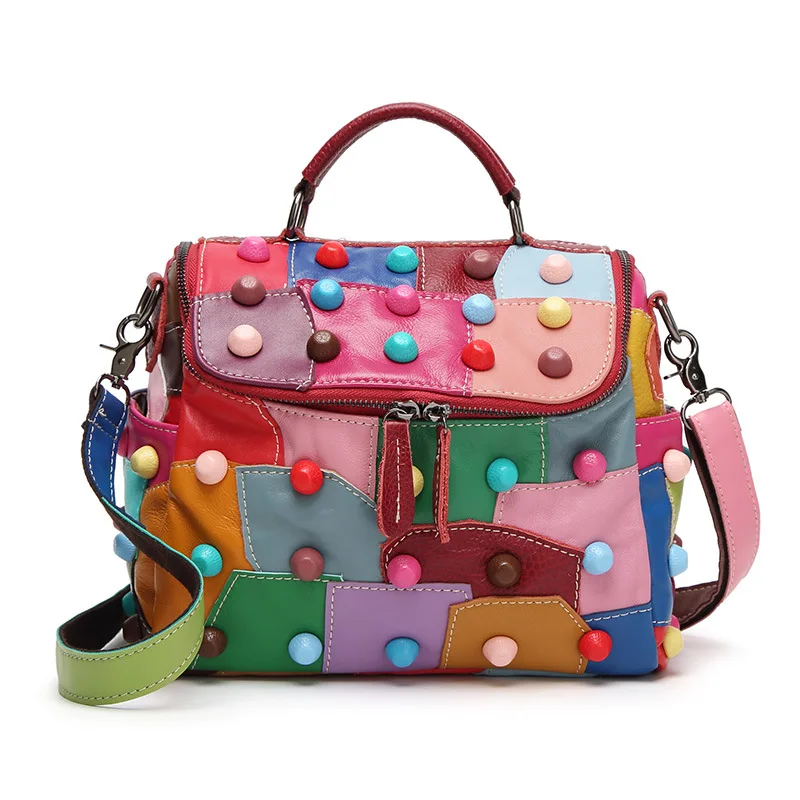 Trendy Brand Retro Female Bag 2021 New Leather Stitching Handbag Fashion Sheepskin Purses and Handbags Luxury Designer
Trendy Brand Retro Female Bag 2021 New Leather Stitching Handbag Fashion Sheepskin Purses and Handbags Luxury Designer