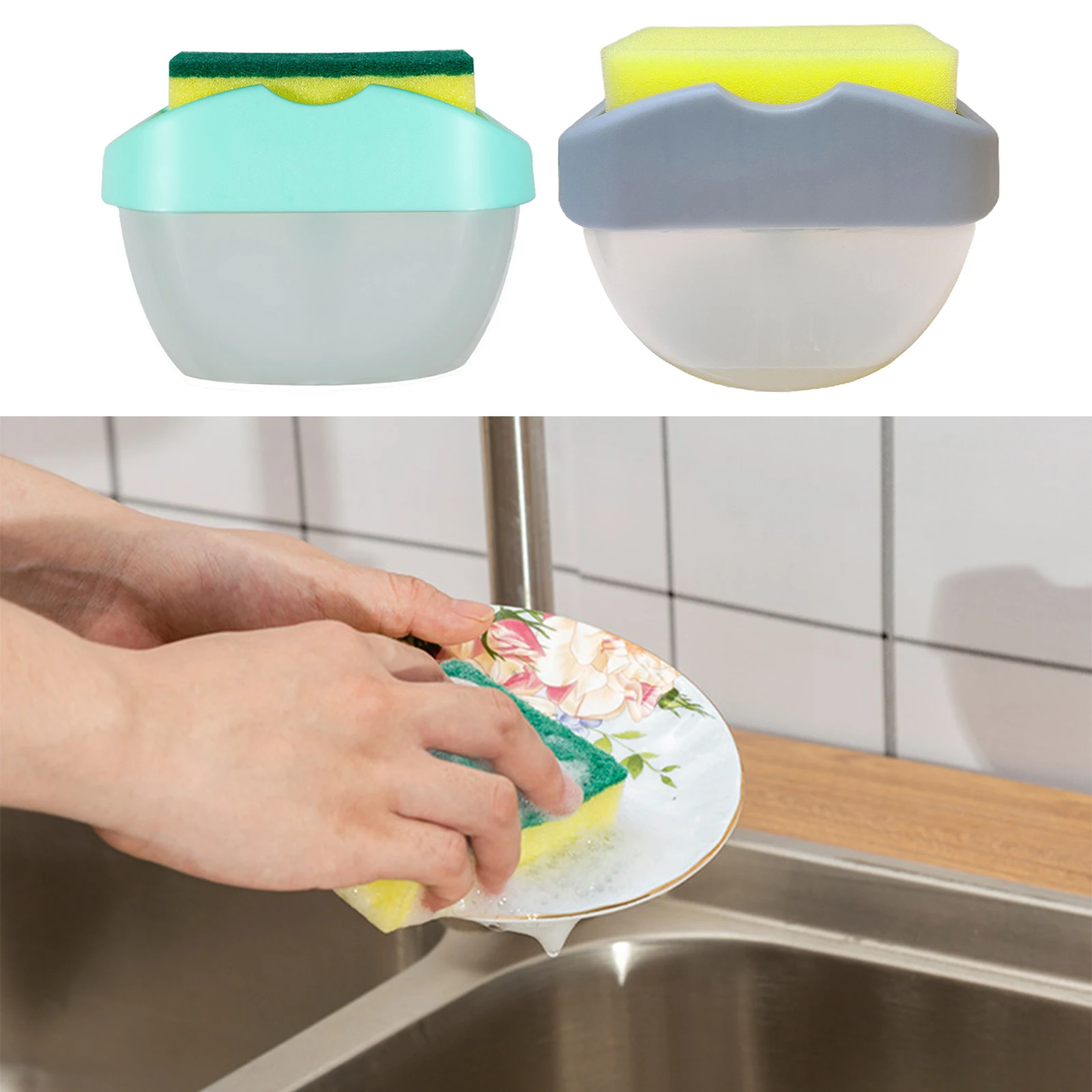 Soap Pump Dispenser with Sponge Holder Liquid Dispenser Container Hand Press Soap Organizer Kitchen Cleaner Tools
Soap Pump Dispenser with Sponge Holder Liquid Dispenser Container Hand Press Soap Organizer Kitchen Cleaner Tools