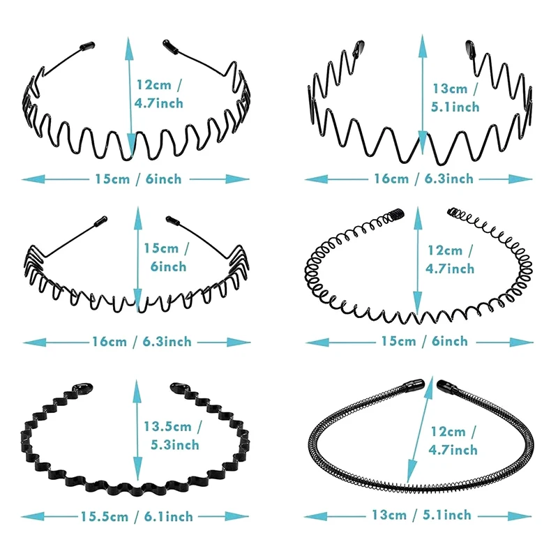 6/10Pcs Men Women Back Non-slip Wave Hairband Female Invisible Sports Headband Fashion Unisex Hair Band Hair Accessories
6/10Pcs Men Women Back Non-slip Wave Hairband Female Invisible Sports Headband Fashion Unisex Hair Band Hair Accessories