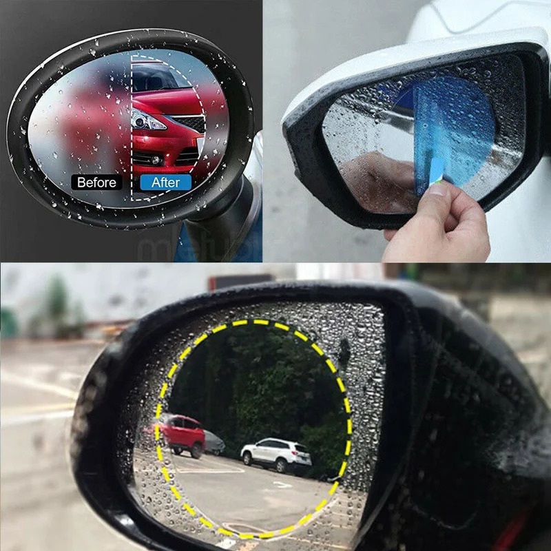 2Pcs Car Rearview Mirror Protective Films Waterproof Anti Fog Auto Rearview Mirror Glass Clear Stickers Exterior Car Accessories
2Pcs Car Rearview Mirror Protective Films Waterproof Anti Fog Auto Rearview Mirror Glass Clear Stickers Exterior Car Accessories