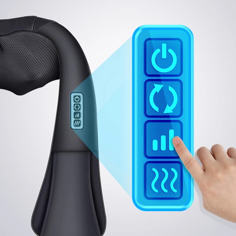 Electric Heating Neck Massager Shiatsu Kneading Cape Back Shoulder Pain Relief Car Home Acupuncture Therapy Relax Shawls
Electric Heating Neck Massager Shiatsu Kneading Cape Back Shoulder Pain Relief Car Home Acupuncture Therapy Relax Shawls