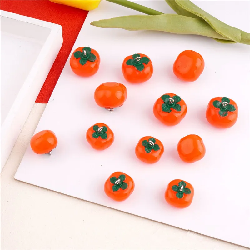 Fruit style 50pcs/lot color print cartoon Persimmon shape resin beads with hanger diy jewelry garment/keychain accessory
Fruit style 50pcs/lot color print cartoon Persimmon shape resin beads with hanger diy jewelry garment/keychain accessory