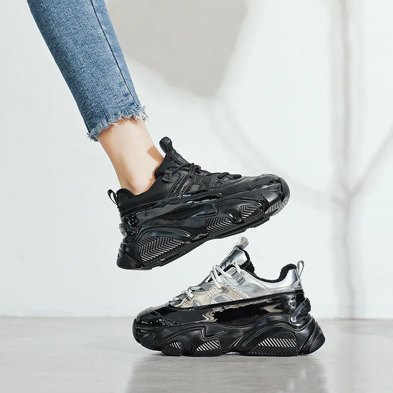 Swonco Dad Shoes Black Sneakers Women Winter Warm Shoes 2020 New Platform Sneakers Velvet Fur Warm Winter Shoes for Women
Swonco Dad Shoes Black Sneakers Women Winter Warm Shoes 2020 New Platform Sneakers Velvet Fur Warm Winter Shoes for Women