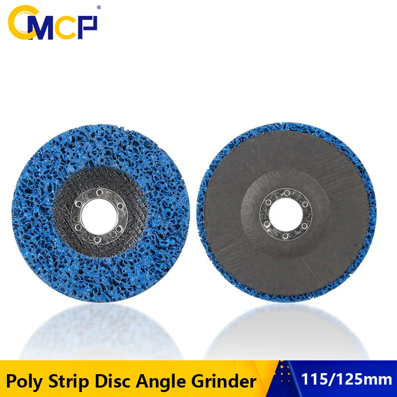 CMCP 115/125mm Poly Strip Disc Abrasive Wheel Paint Rust Remover Clean Grinding Wheels for Angle Grinder Car Truck Motorcycles
CMCP 115/125mm Poly Strip Disc Abrasive Wheel Paint Rust Remover Clean Grinding Wheels for Angle Grinder Car Truck Motorcycles