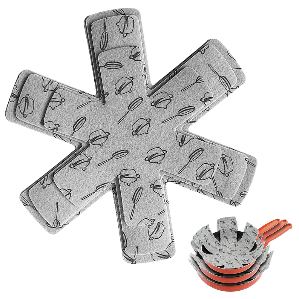 12pcs Non-stick Protection for Pad Pan 38/35/26cm Divider Pads to Prevent Scratching Separate and Protect Surfaces for Cookware
12pcs Non-stick Protection for Pad Pan 38/35/26cm Divider Pads to Prevent Scratching Separate and Protect Surfaces for Cookware