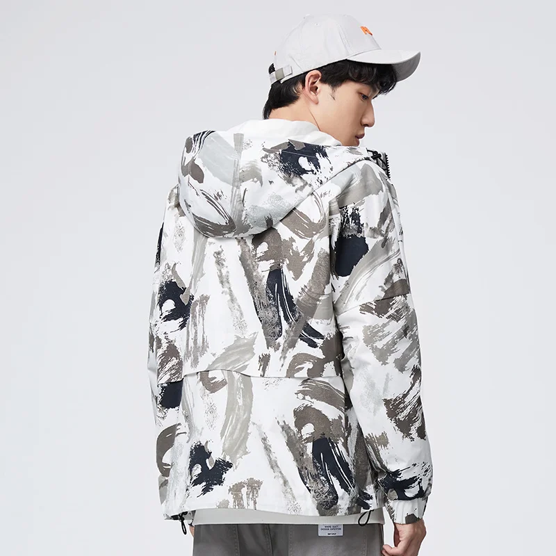 SEMIR Jacket Men 2021 Spring New Loose Hooded Jacket Trend Camouflage Ins Trend Brand Windproof Clothes Fashion
SEMIR Jacket Men 2021 Spring New Loose Hooded Jacket Trend Camouflage Ins Trend Brand Windproof Clothes Fashion