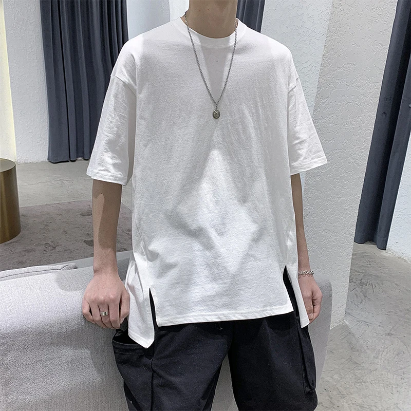 Punk Side Slit Asymmetrical Streetwear Oversized T Shirt O Neck Short Sleeve Summer Men 2022 Women Loose Fashion Harajuku Tops
Punk Side Slit Asymmetrical Streetwear Oversized T Shirt O Neck Short Sleeve Summer Men 2022 Women Loose Fashion Harajuku Tops