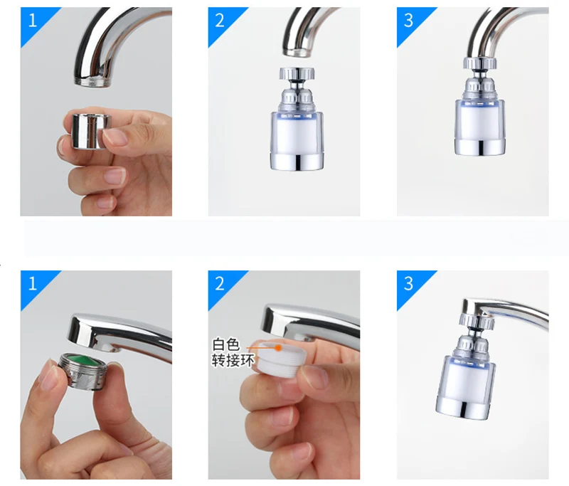 Rotatable Kitchen Faucet Extender Faucet Aerator Water Saving Tap Nozzle Adapter For Kitchen Bathroom Sink Accessories
Rotatable Kitchen Faucet Extender Faucet Aerator Water Saving Tap Nozzle Adapter For Kitchen Bathroom Sink Accessories