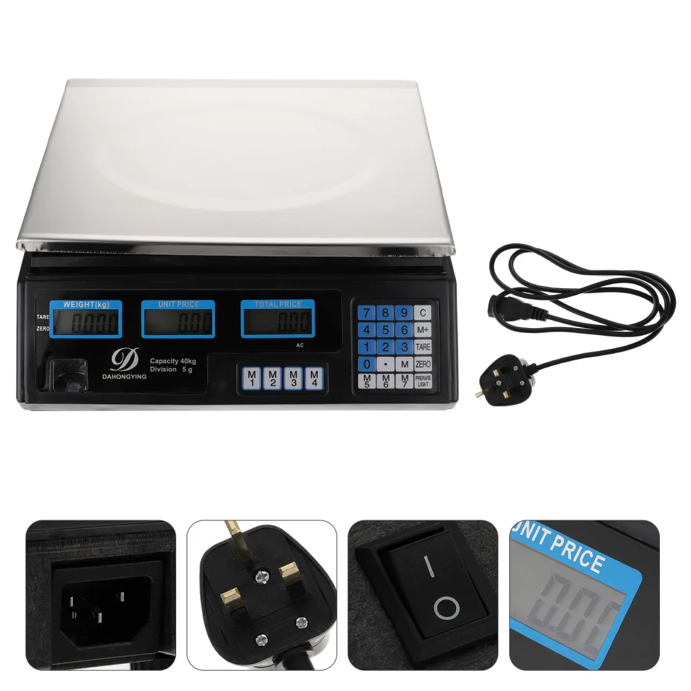 1pc Multi-purpose Scale Electronic Scale Precision Electronic Scale (UK Plug)
1pc Multi-purpose Scale Electronic Scale Precision Electronic Scale (UK Plug)