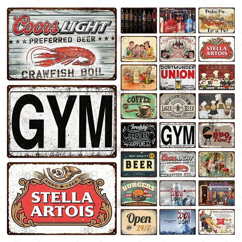 Retro American Bar Beers Metal Tin Sign Ice Drinking Wall Poster Painting Home Pub Cafe Metal Plates Plaques Arts
Retro American Bar Beers Metal Tin Sign Ice Drinking Wall Poster Painting Home Pub Cafe Metal Plates Plaques Arts