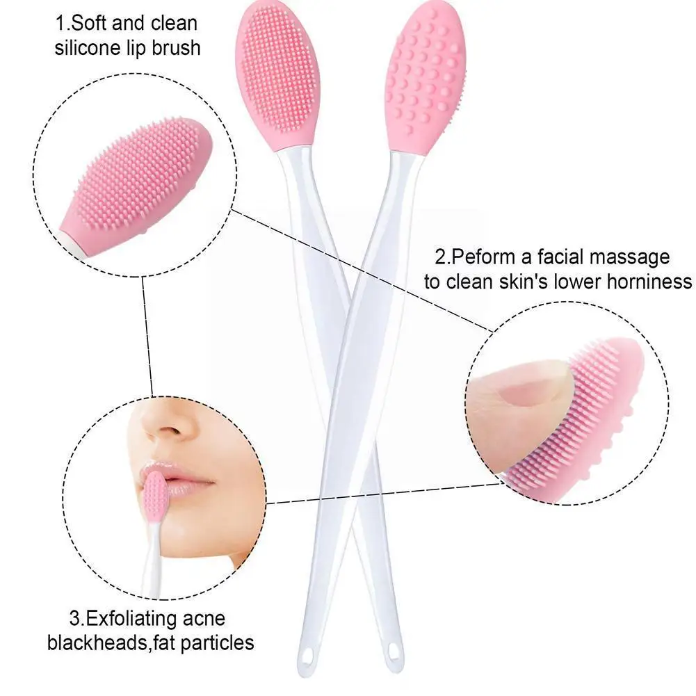 Face Silicone Brush Exfoliating Nose Clean Blackhead Massager Removal Tool Brush Cleansing Brush Makeup Beauty Removal B4T9
Face Silicone Brush Exfoliating Nose Clean Blackhead Massager Removal Tool Brush Cleansing Brush Makeup Beauty Removal B4T9