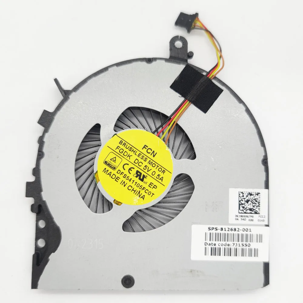 CPU Cooler Fan For HP Envy 17-N 15-AE 15-AH 15Z-AH M6-P 15-AE120TX M6-AE M6-P113DX TPN-C122 15-AE018TX EF75070S1-C390-S9A
CPU Cooler Fan For HP Envy 17-N 15-AE 15-AH 15Z-AH M6-P 15-AE120TX M6-AE M6-P113DX TPN-C122 15-AE018TX EF75070S1-C390-S9A